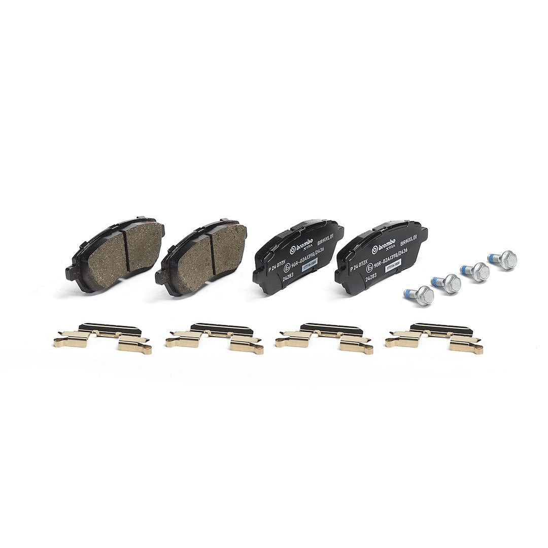 Brembo Premium Low-Met OE Equivalent Pad Brake Pad P24072X