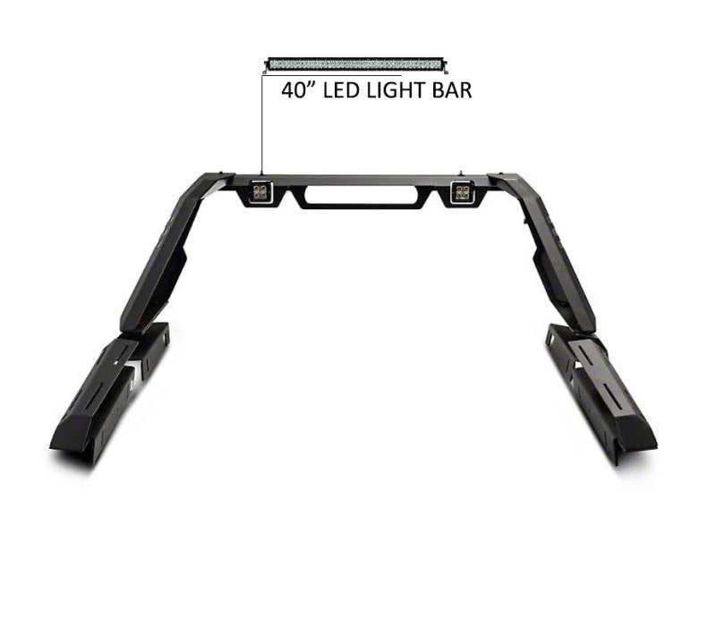 Black Horse Virb09B-KIT Truck Bed Bar