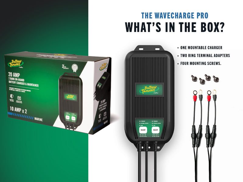 Battery Tend 022-1008-DL-WH Battery Charger
