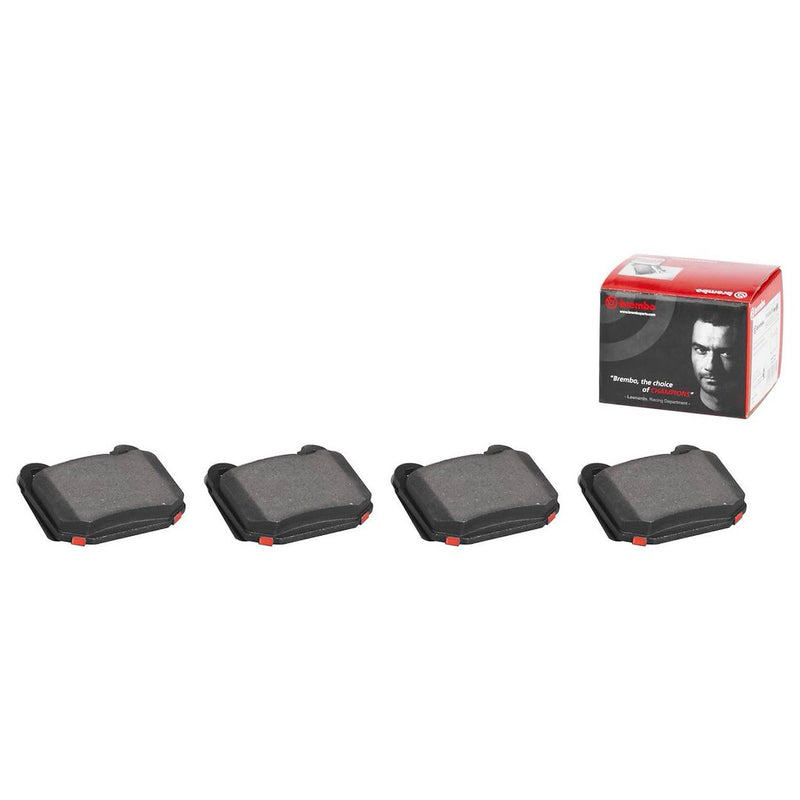 Brembo Premium Low-Met OE Equivalent Pad Brake Pad P50042N - Disc Set