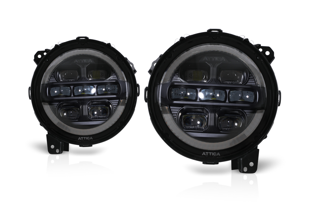 Winjet Built-In Osram LED Chip Headlight Assembly Chatt0771-B-SQ