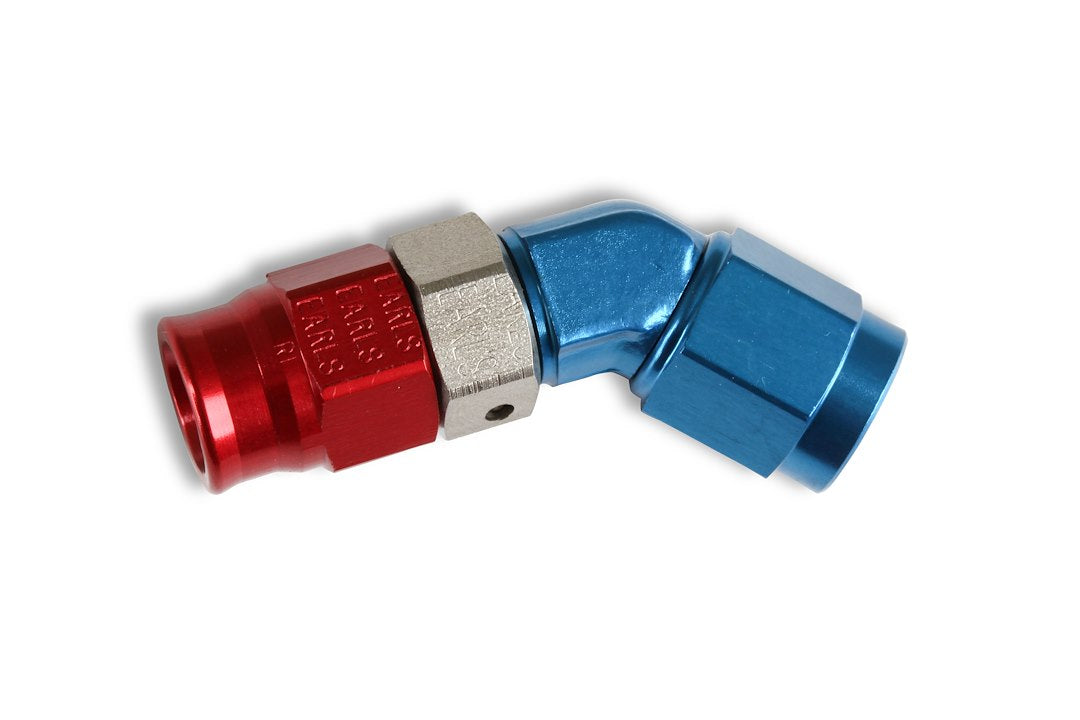 Earl'S Unmatched Range Configurations Hose End Fitting 604533ERL - 45 DEG. AL Adj