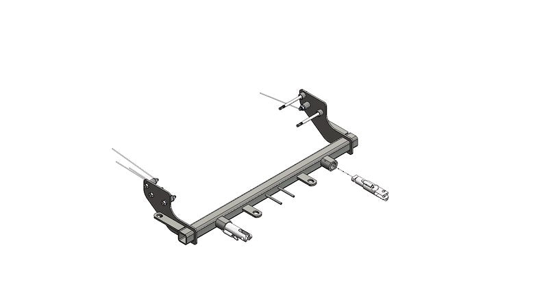 Blue Ox BX1137 Base Plate - Blue Ox