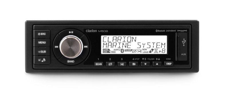 Clarion Bluetooth® Music Streaming Radio 010-03195-00 - Digital Media Receiver Standard Din