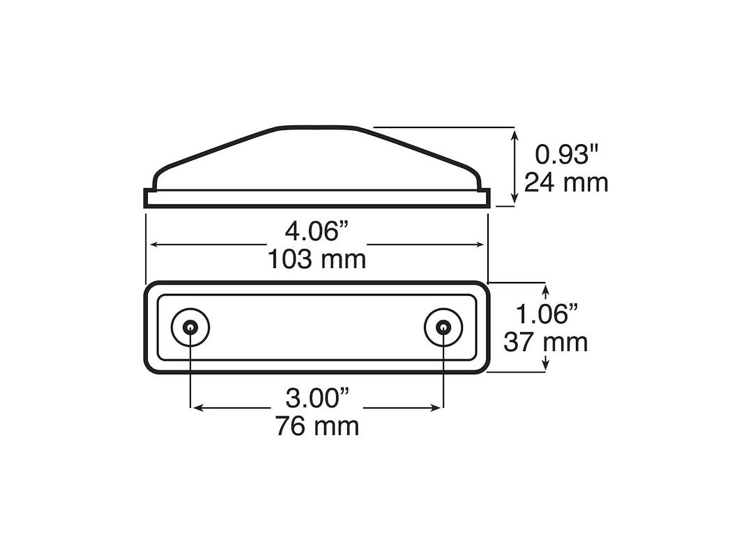 Peterson MFG Limited Lifetime Warranty Clearance Light 169A - Led