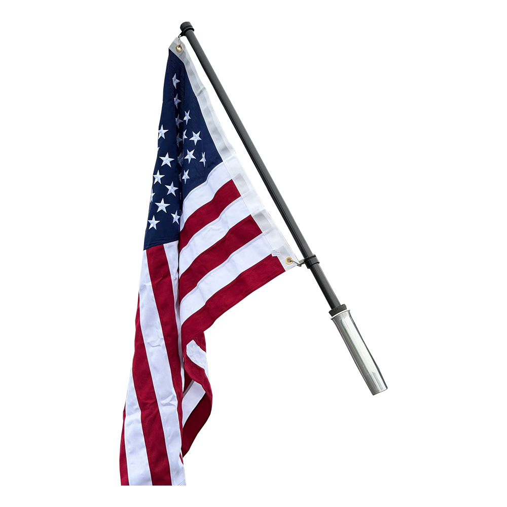 Taco Metals No Supplier Warranty Flagpole FP-0125-CF54 - Carbon Fiber Flag Pole J-Lock
