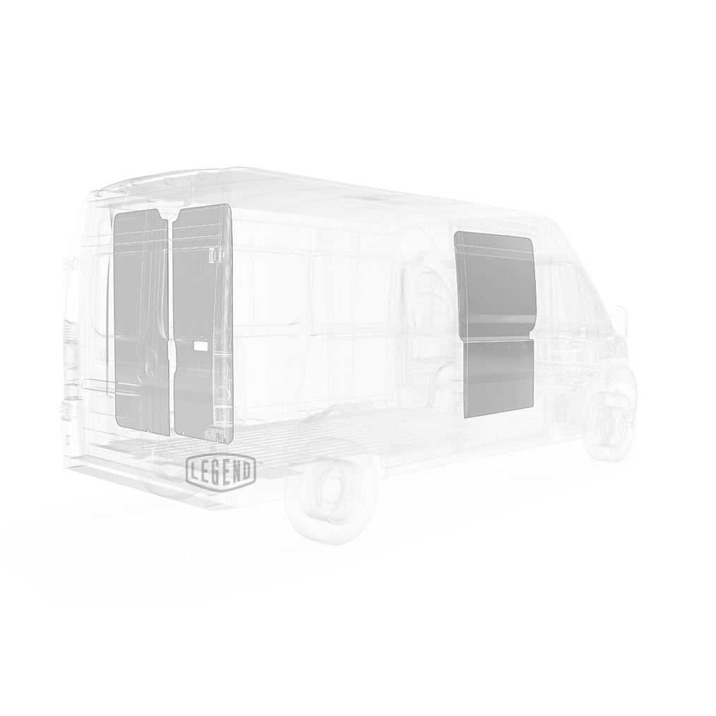 Legend Fleet Precision Cut Van Wall Liner 603-114-2613.LR - Gray Duratherm Door