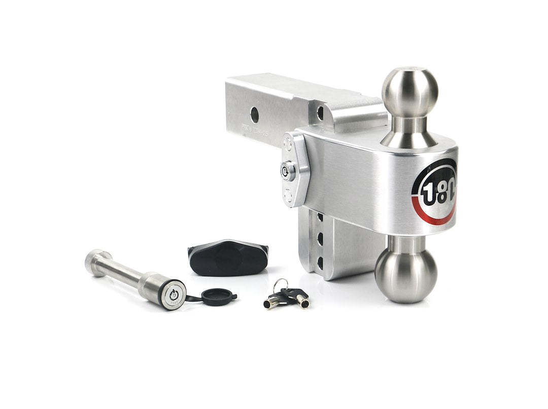Weigh Safe Limited Lifetime Warranty Trailer Hitch Ball Mount LTB4-2.5-KA - Turnover Drop