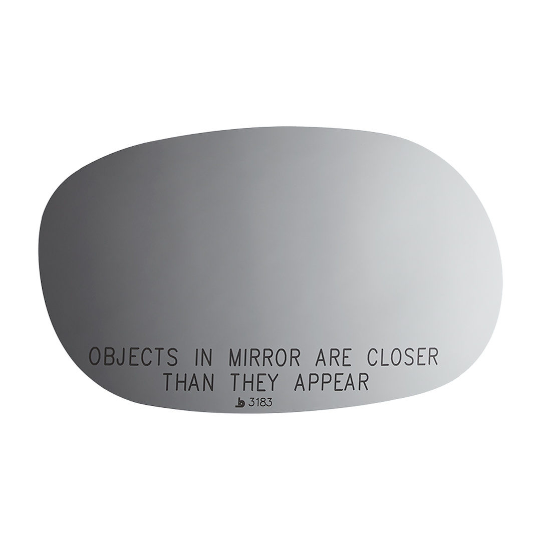 Burco Mirror Smooth Edges For Safety Exterior Mirror Glass 3183 - Mirror Side View