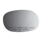 Burco Mirror Smooth Edges For Safety Exterior Mirror Glass 3183 - Mirror Side View