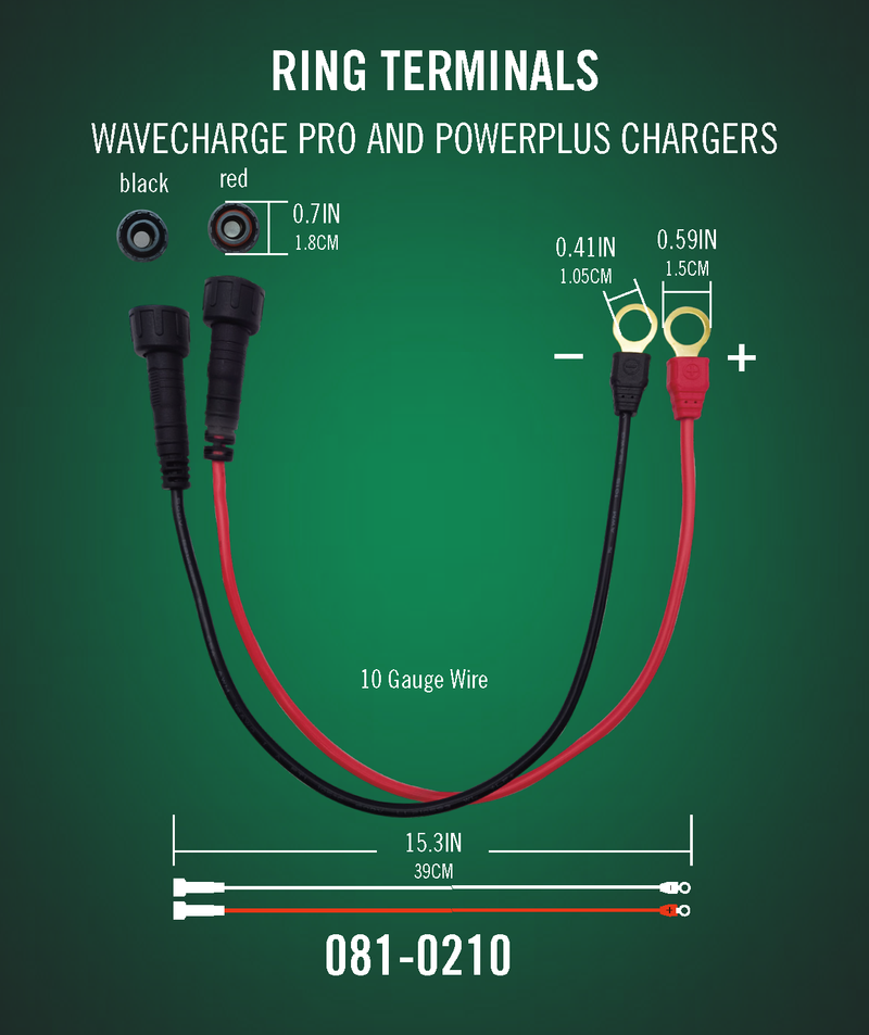 Battery Tend Automatic Multi-Stage Charging Battery Charger 022-2013-DL-WH - 18A 36V ON-Board