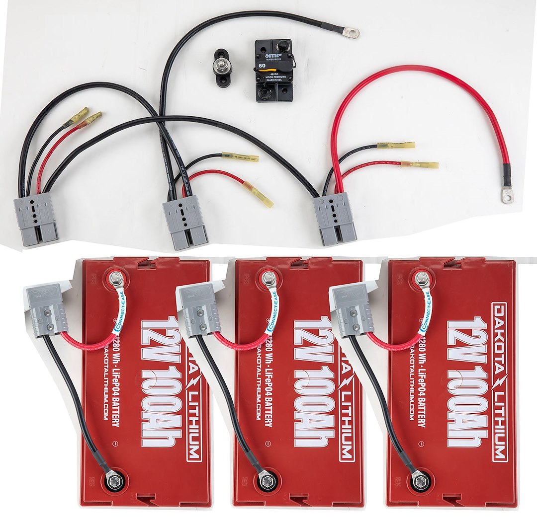 Connect Ease Tinned Marine Grade Wire Trolling Motor Wiring Kit RCE36Vpro - 36V Series Pro