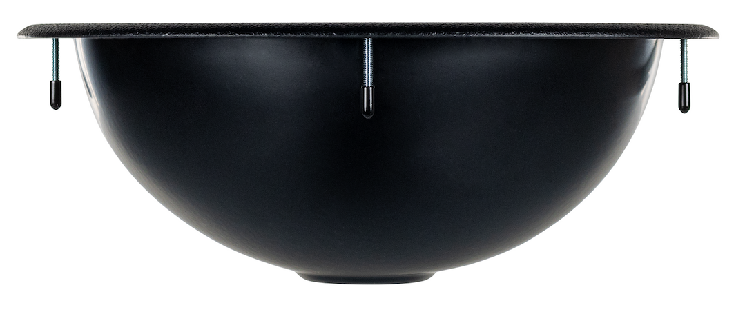 Icon Install The Drain As Required Sink 15920 - Black SO1013 Oval 10X13