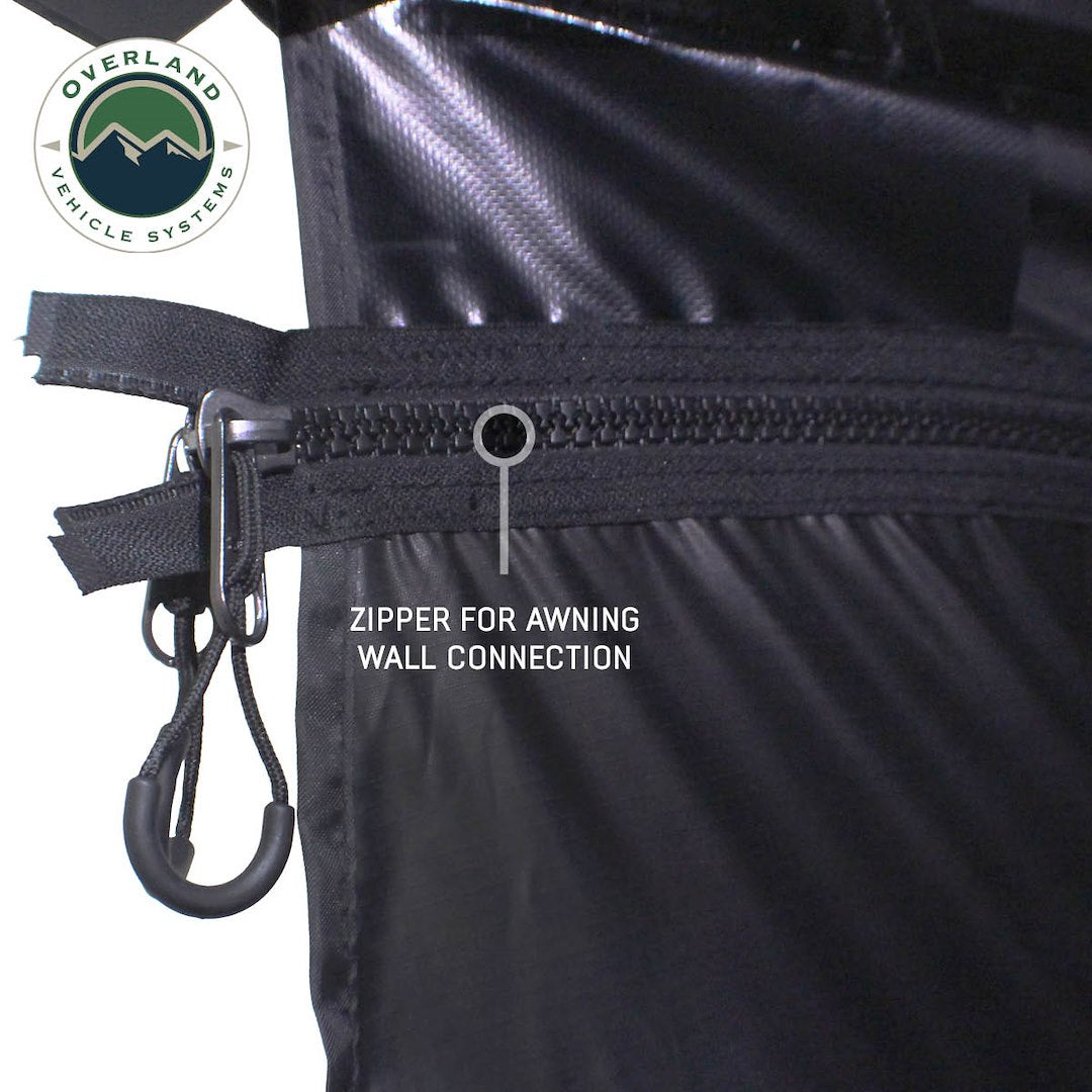 Overland VCL Quick Deploying Free Standing Shade Awning - Roof Rack Kit Component 19690028 - XD Nomadic 270 Wall BL