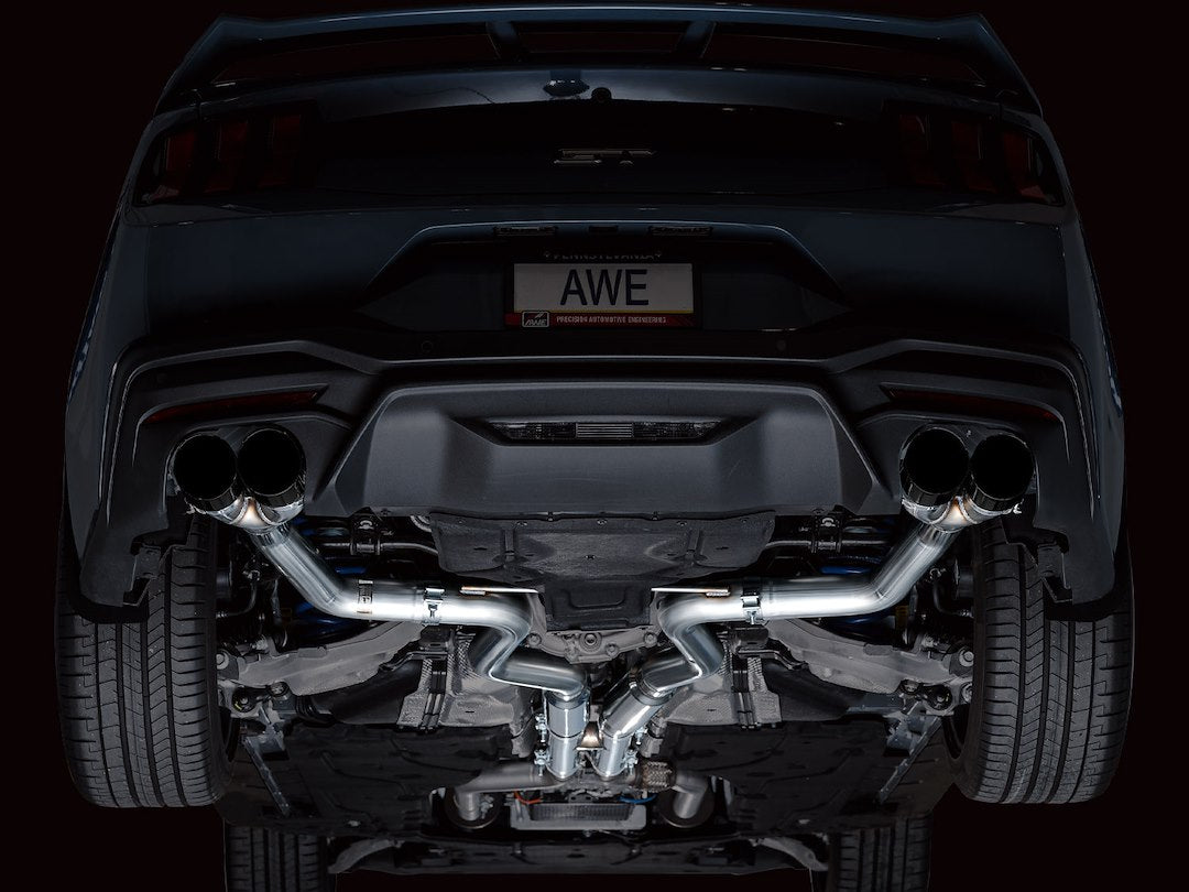 AWE No Check Engine Light Guaranteed Exhaust System Kit 3020-43650 - Track Edition S650