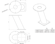 Scanstrut CAM-PT-150-03 Surveillance System Camera Mount