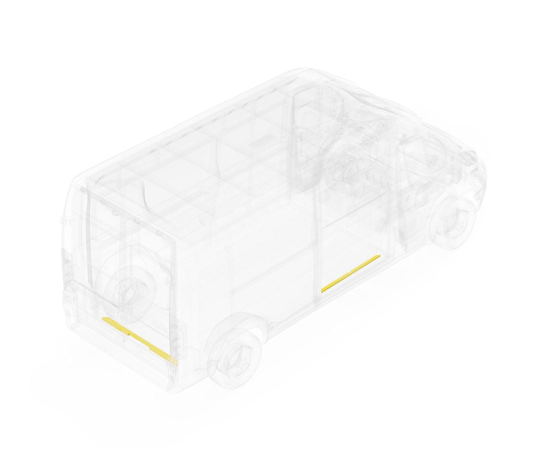 Legend Fleet Easy To Install Entry Door Threshold 609-151-1011 - Steel Floor Set