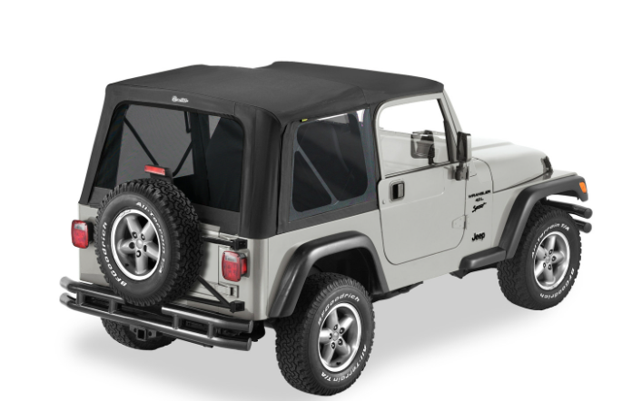 Bestop Requires Factory Original Hardware Soft Top 51180-15 - Skn Tnt Wind NO DR