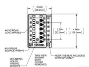 Blue SEA CSA Approved Fuse Block 5018-BSS - 3AG 6Circuit