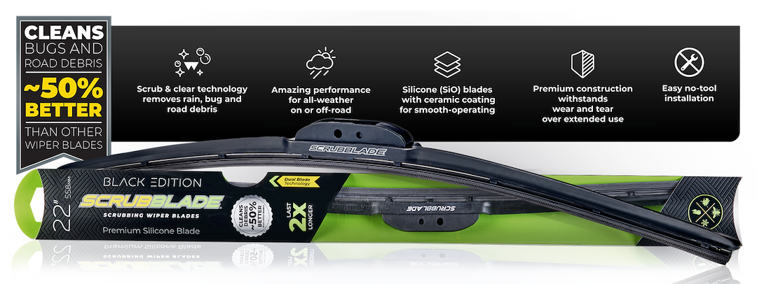 Scrubblade PB2400 Windshield Wiper Blade - Black