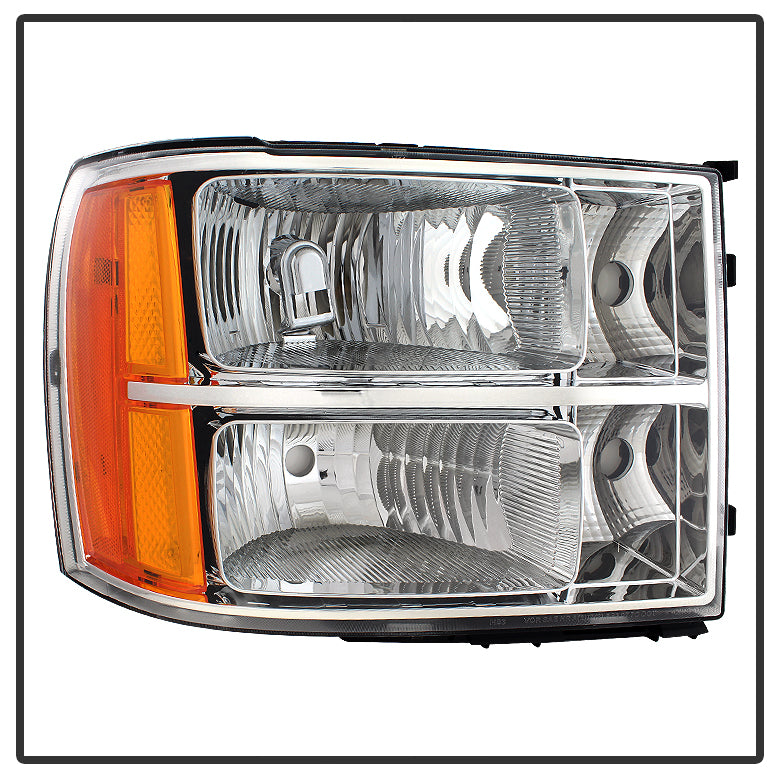 Spyder Made With OEM Standard Quality Headlight Assembly 9034756 - Gmc Sierra 07-13 Crystal