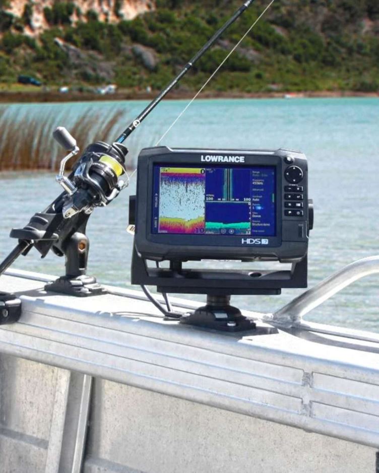 Railblaza Low Profile Railblaza Mount Fish Finder Mount 02-4136-11 - Rotating Platform