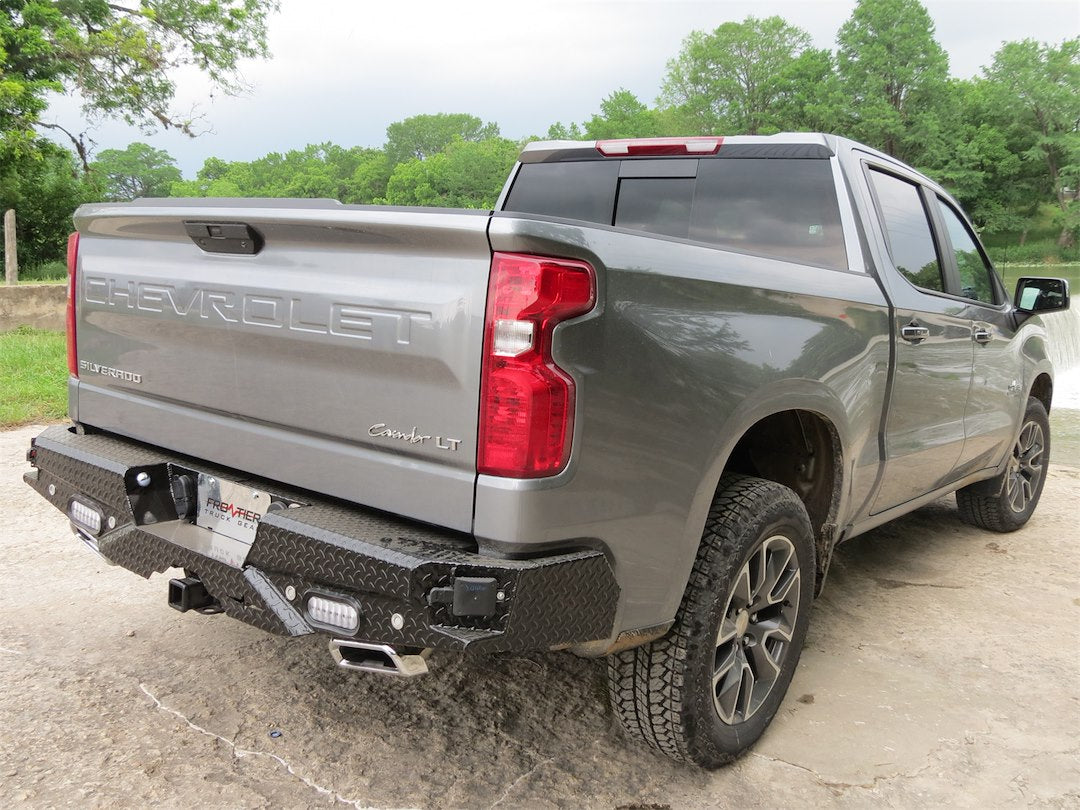 Frontier TRU Accommodates Vehicle Backup Sensors Bumper 100-21-9013 - Diamond Back Chevy GMC