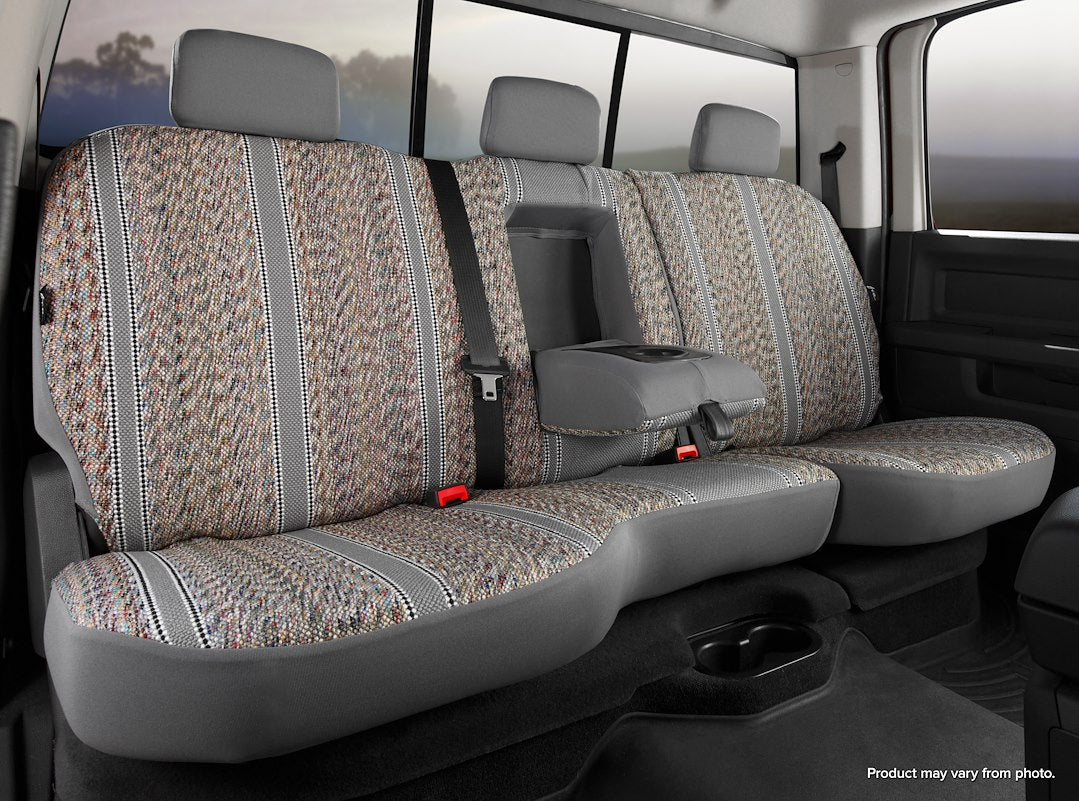 FIA Wear-Resistant Fabrics Seat Cover TR45-2 Gray - TR Rear Split 40 Driver 60 Pas