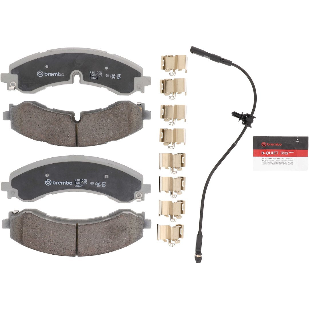 Brembo Ensures Comfort And Brembo Quality Brake Pad P10100N - Discbrakepadset Naoceramic