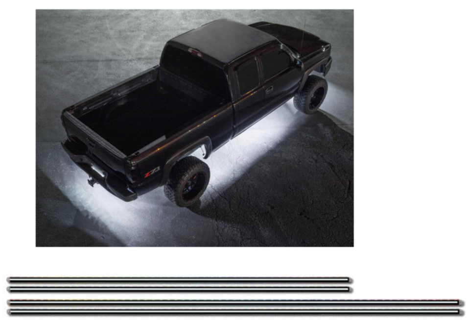 Racesport LT Universal Fitment Underbody Light Kit Rsultrakit - HD Channel Led