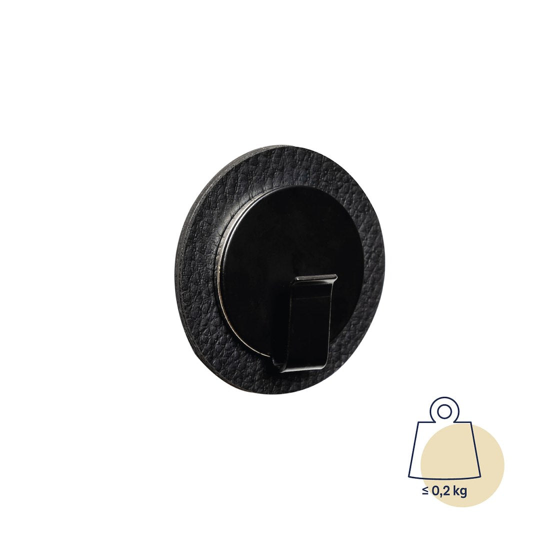 Silwy Magnet H000-1BKA-1 Multi Purpose Hook - Black