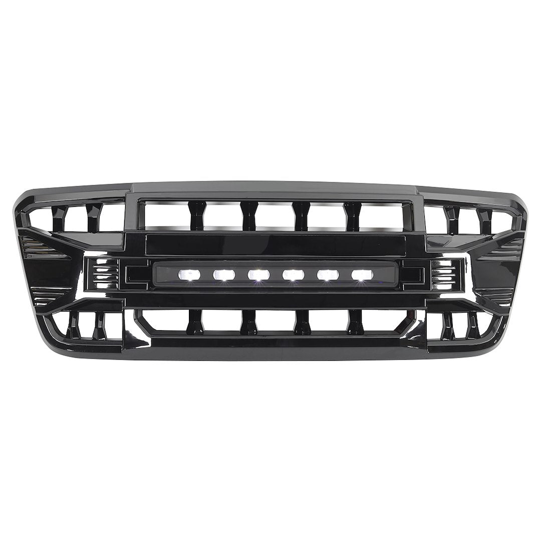 American MOD Direct Fit Replacement Grille Amfmaa00128 - Armor Led OFF-Road Lights