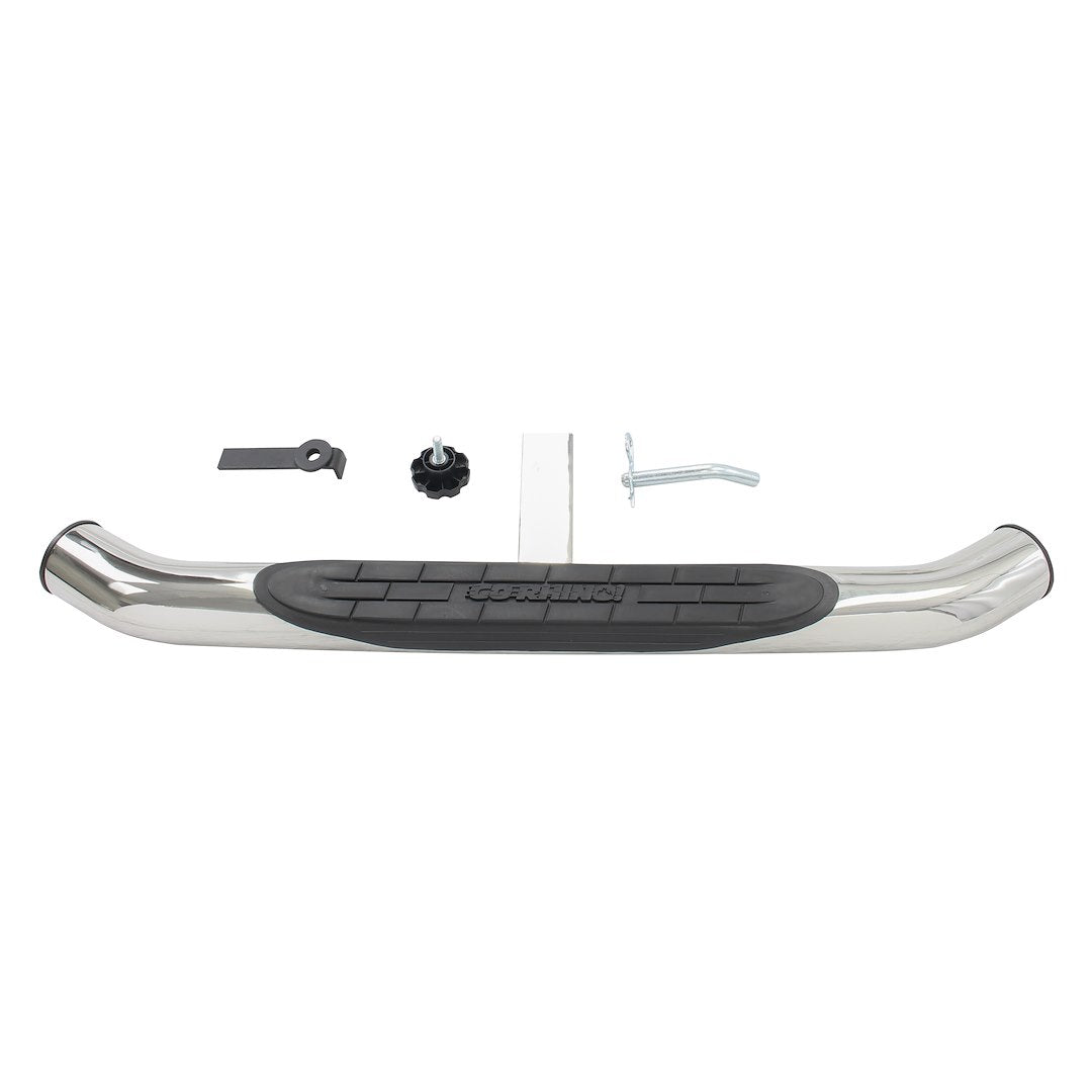 GO Rhino Features A Convenient Storage Bag Truck Step 360PS - Hitch Polish Stnless