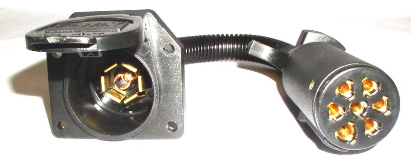 12-724EV Pollak 7-Way Pin Plug 7-Way Ad