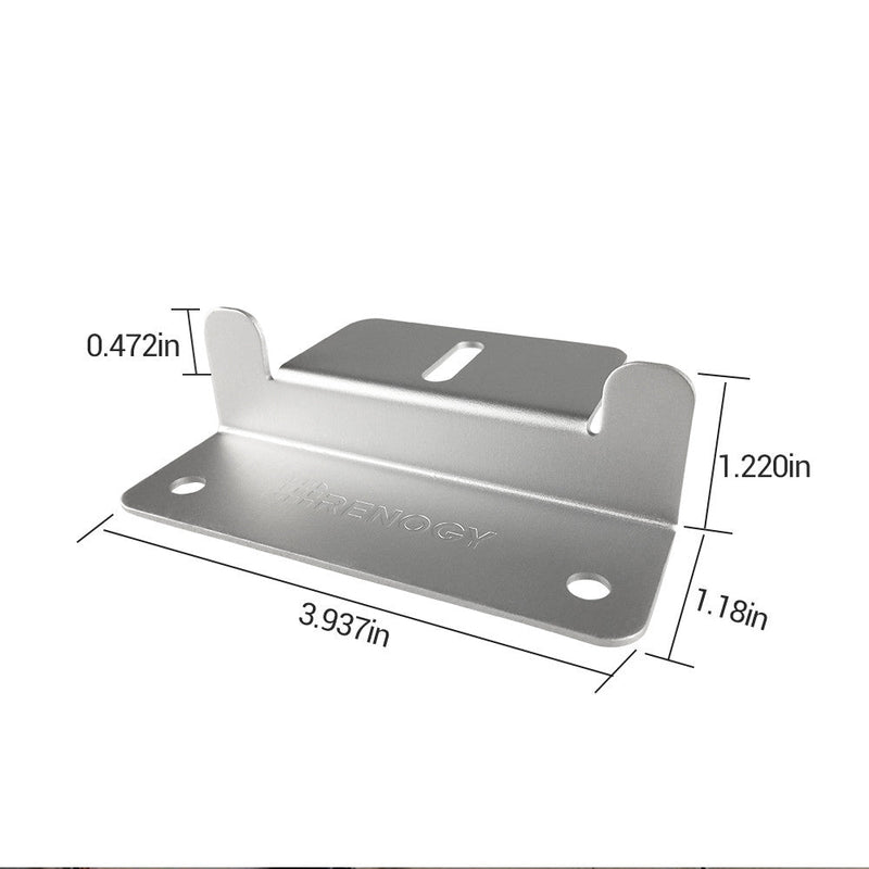 Renogy Perfect For Irregular Surfaces Solar Panel Mounting Kit RNG-MTS-ZB-G1-US - Z-Bracket Mount