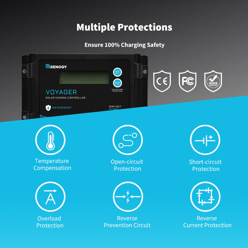 Renogy RCC20Voyp-G1-US Battery Charger Controller