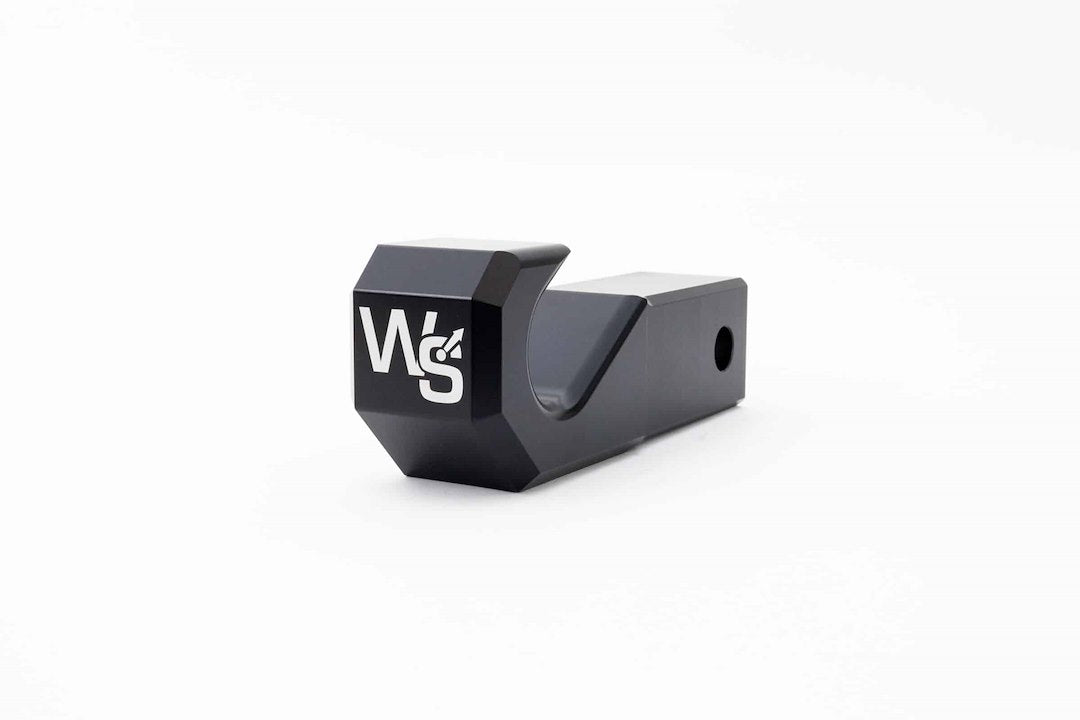 Weigh Safe Raw Machined Finish Tow Hook WS-HK-CER-BLA - Black Cerakote Towing Recovery