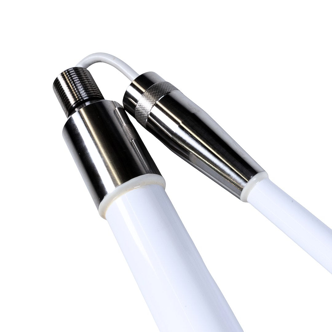KJM Easy to Install VHF Radio Antenna A1591-V - White Marine 15.2 Foot