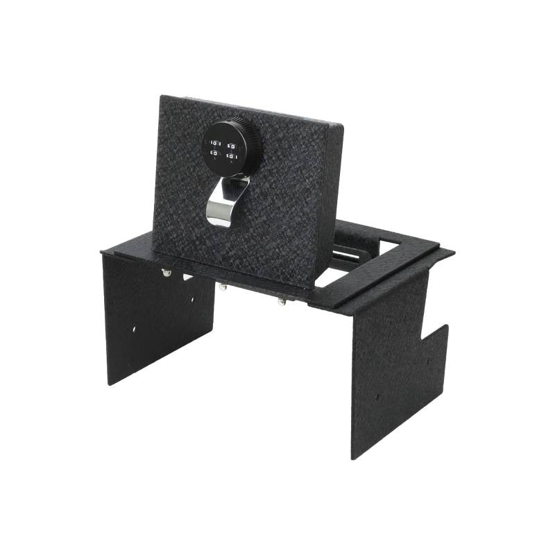 Black Horse Welded Tab And Notch Seams Console Security Insert Astt24 - 2024-2024 Toyota Tacomablack