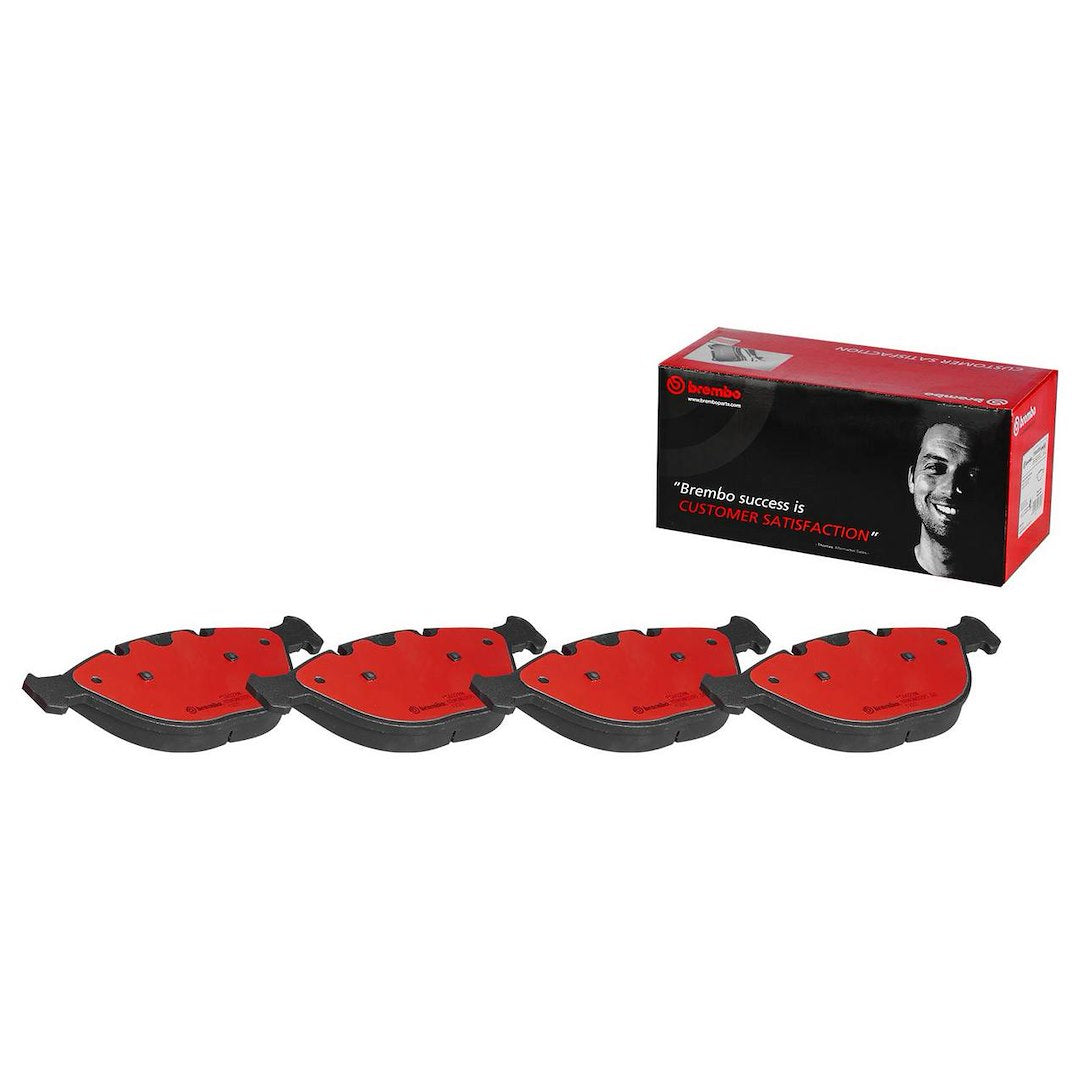 Brembo Premium Low-Met OE Equivalent Pad Brake Pad P06028N - Disc Set