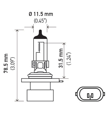 Hella 9006XS Headlight Bulb