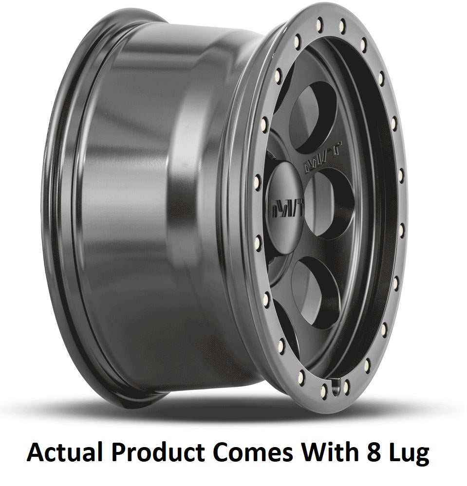 M.T. Wheel Modern Low Profile Cap Design 274701 - Black 18X9 8X170 MT Classic Pro