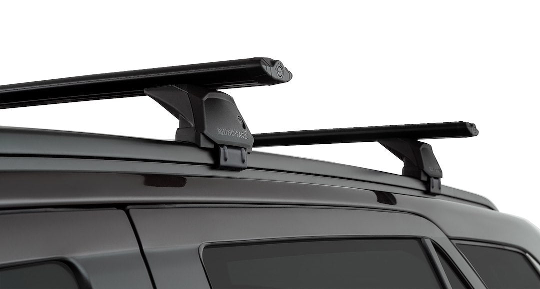 Rhino Rack Limited Lifetime Warranty Roof Rack JC-02134 - Black Vortex RX200-4 Bar Rac