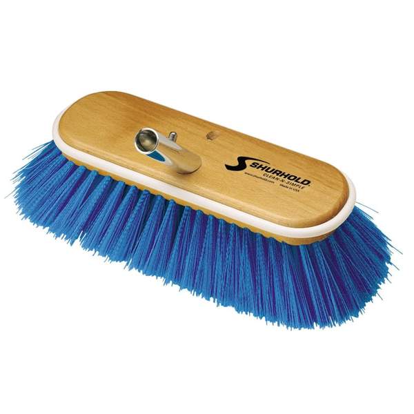 Shurhold IND Ideal For Delicate Surfaces Scrub Brush 975 - Blue 10 Deck Extra Soft Nylo