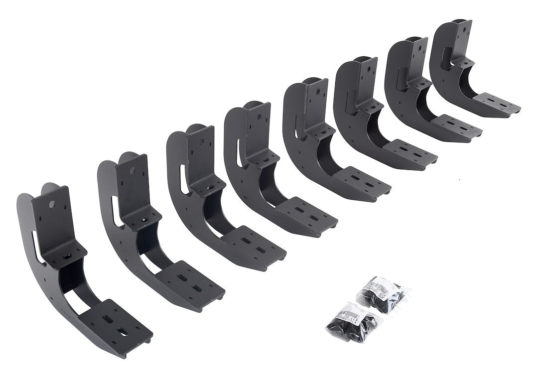 GO Rhino Installs To Vehicle Rocker Panel Features Steel Construction U-Bracket 6940485 - Brackets RB Running Boards