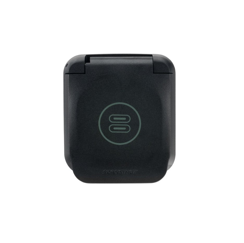 Scanstrut Spring-Loaded Lid USB Outlet SC-V-USB-01 - Ventura Series Dual USB-C Socket