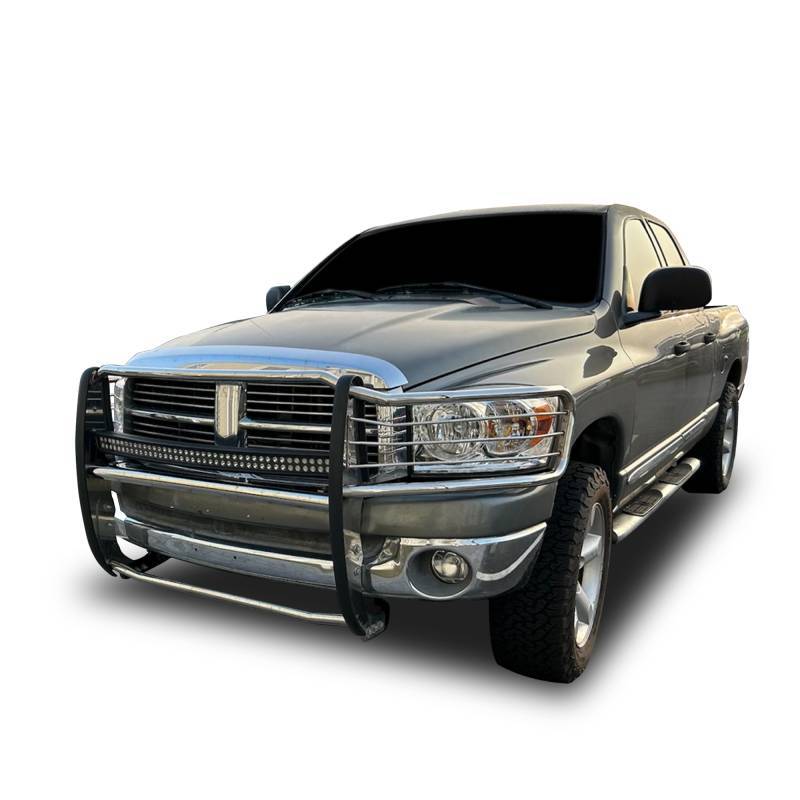 Black Horse No Drill Mounting Grille Guard 17DG109MSS - 2009-2018 Ram Ram 1500