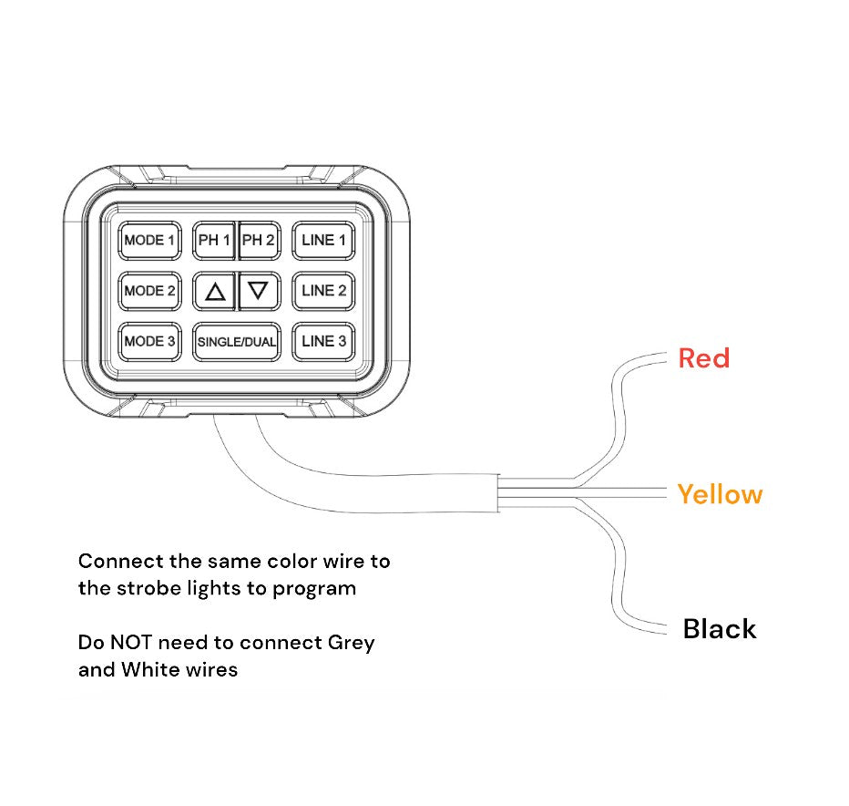 ARC Lighting Easy To Install Warning Light Controller BB20EZ1 - Builtbright EZ Programmer