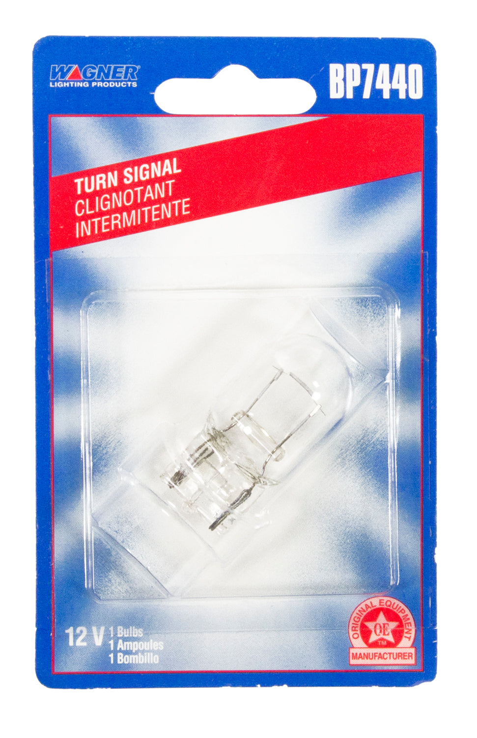 Wagner SAE Compliant Turn Signal Light Bulb BP7440 - Miniature