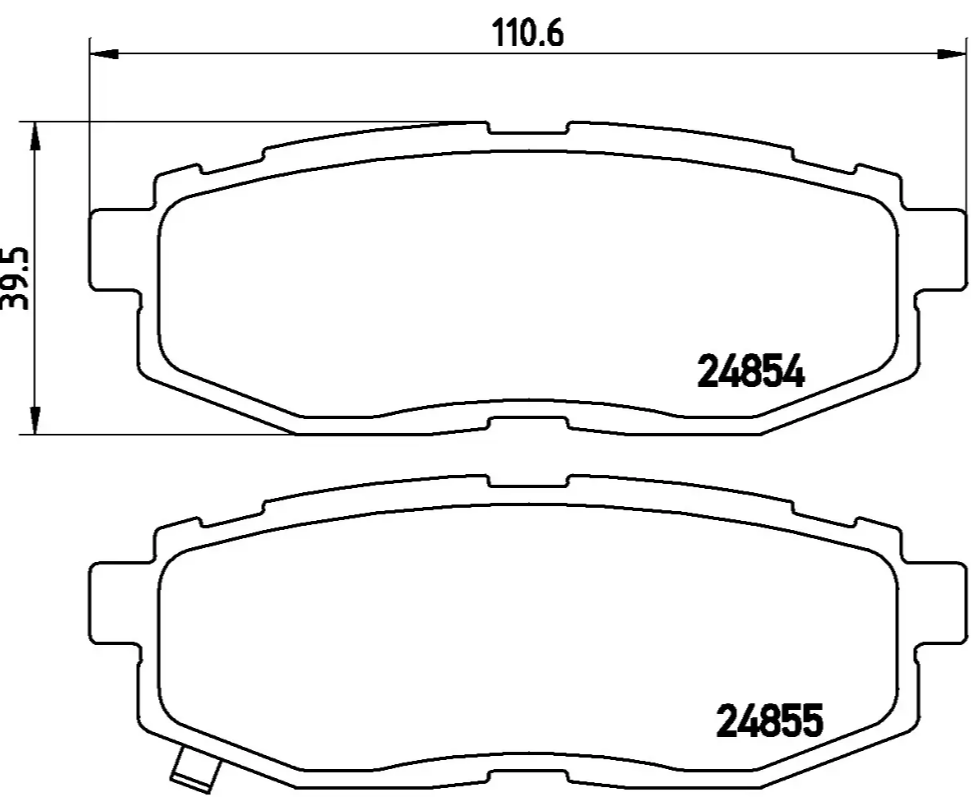 Brembo P78018 Brake Pad